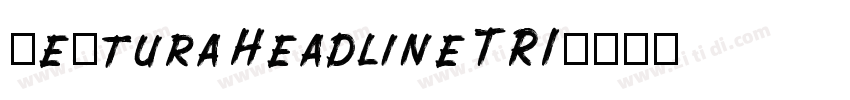 Gestura Headline TRI字体转换